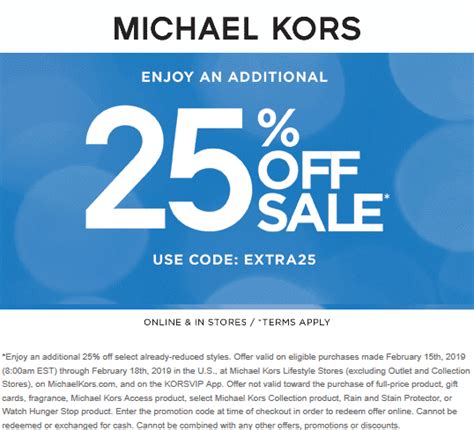 cupones para michael kors|michael kors discount code.